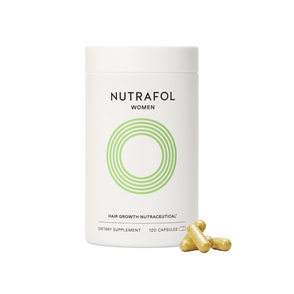Nutrafol Women'S Hair Growth Supplements, Ages 18-44, Clinically Proven for Visibly Thicker and Stronger Hair, Dairy-Free