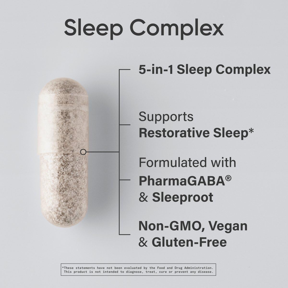 Sleep Complex - Melatonin-Free Herbal & Magnesium Blend - 30 Servings