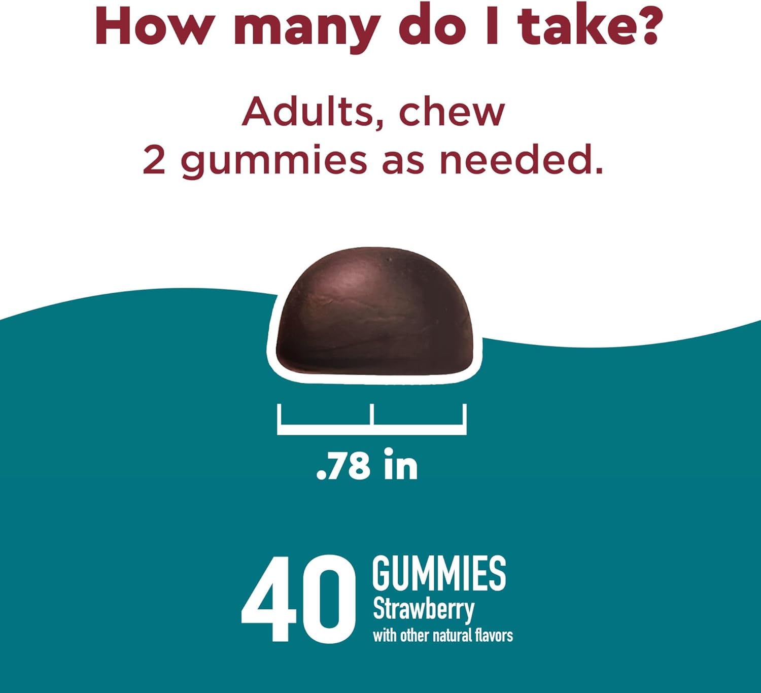 Wellblends Stress Relief Gummies, L Theanine 200Mg to Help Reduce Stress, with GABA 100Mg, Same Day Stress Support, 40 Strawberry Flavor Gummies