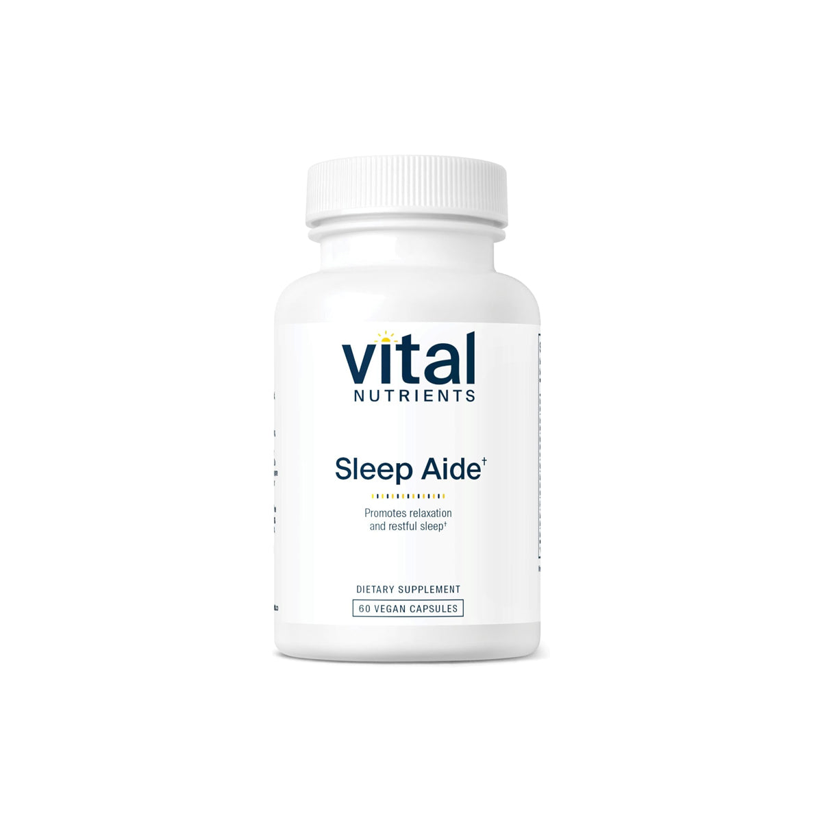 Vital Nutrients  | Vegan Sleep Supplement | Promotes Relaxation and Restful Sleep | Natural for Adults | Soothing Lavender Scent | Gluten, Dairy, Soy Free | 60 Capsules