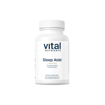 Vital Nutrients  | Vegan Sleep Supplement | Promotes Relaxation and Restful Sleep | Natural for Adults | Soothing Lavender Scent | Gluten, Dairy, Soy Free | 60 Capsules
