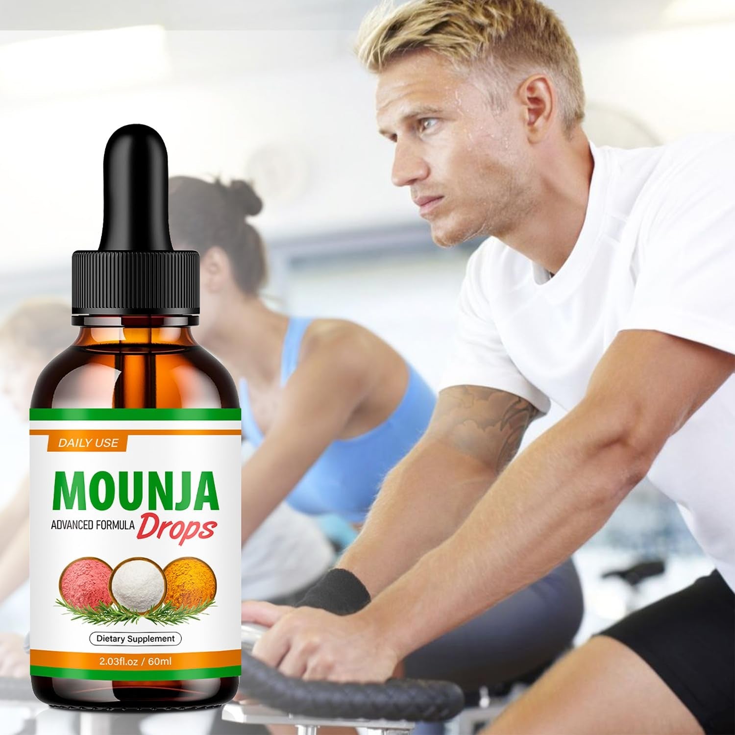 Mounja Burn Drops Dietary Supplement Drops,1 Bottle of Premium Mounja Burn Pro Gotas for 30 Days Use,1Pc