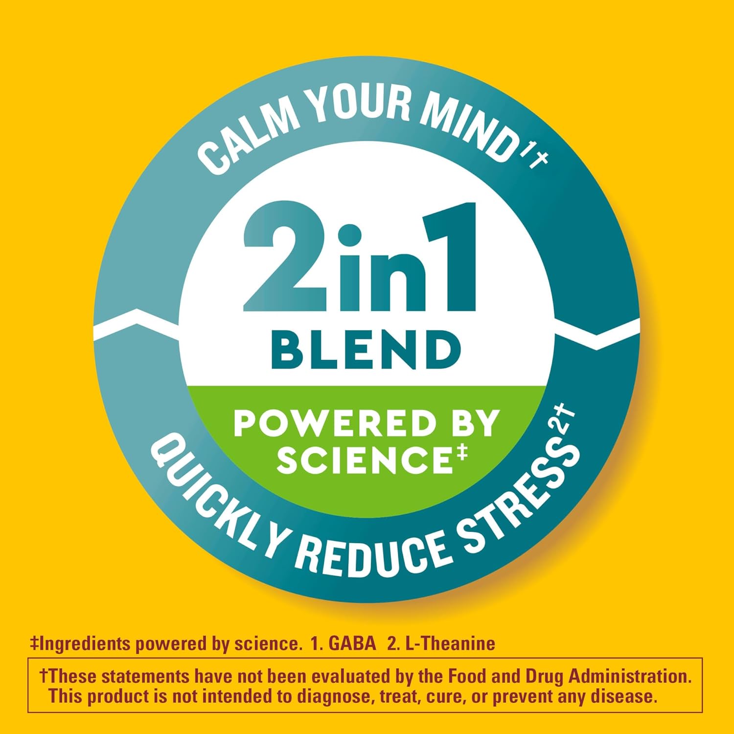 Wellblends Stress Relief Gummies, L Theanine 200Mg to Help Reduce Stress, with GABA 100Mg, Same Day Stress Support, 40 Strawberry Flavor Gummies