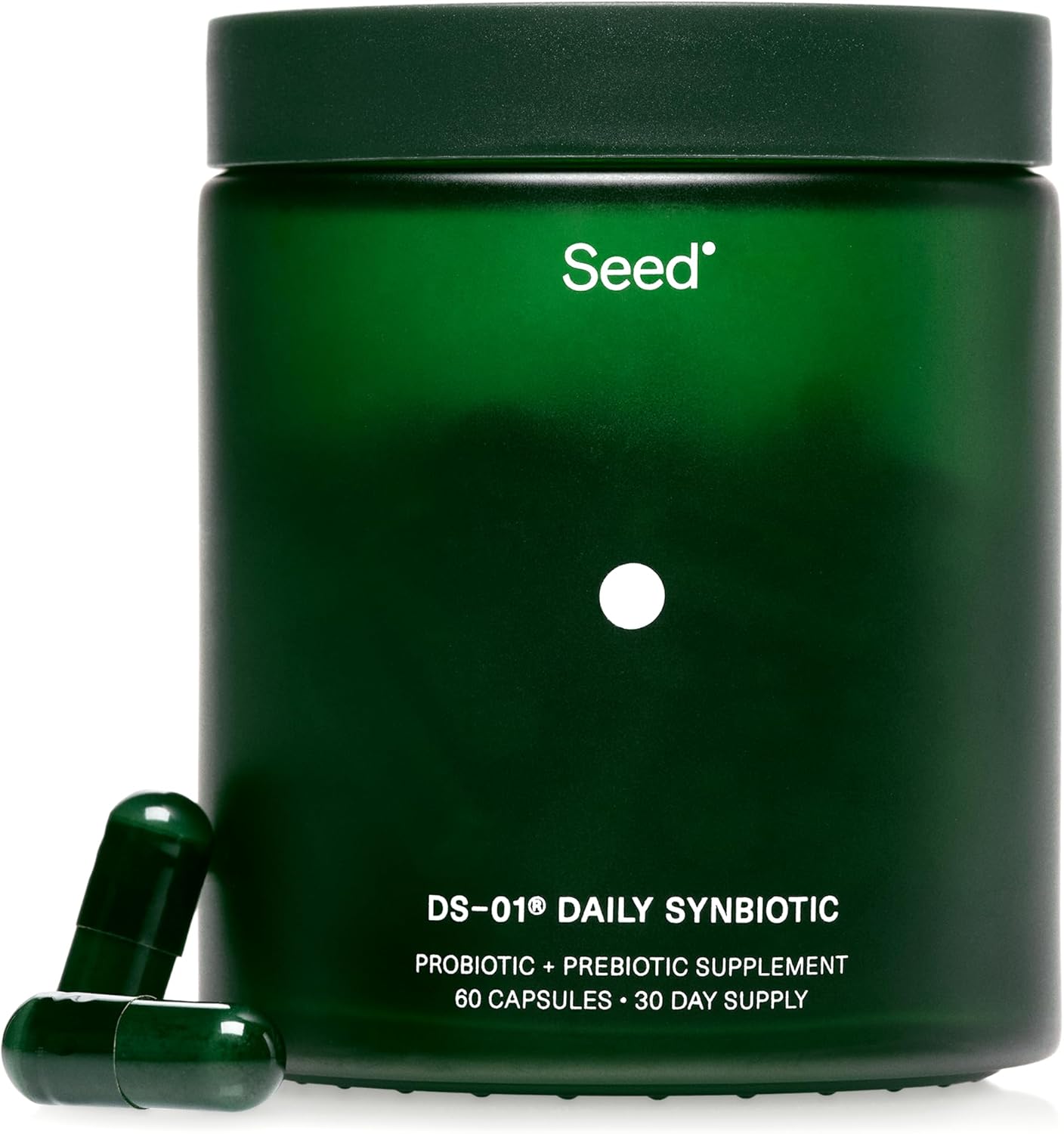 Seed  DS-01 Daily Synbiotic - Prebiotic and Probiotic for Women & Men - Digestive Health, Gut Health, Immune Support, Bloating & Constipation Relief - Vegan & Shelf-Stable - 60 Capsules (30-Day Supply)