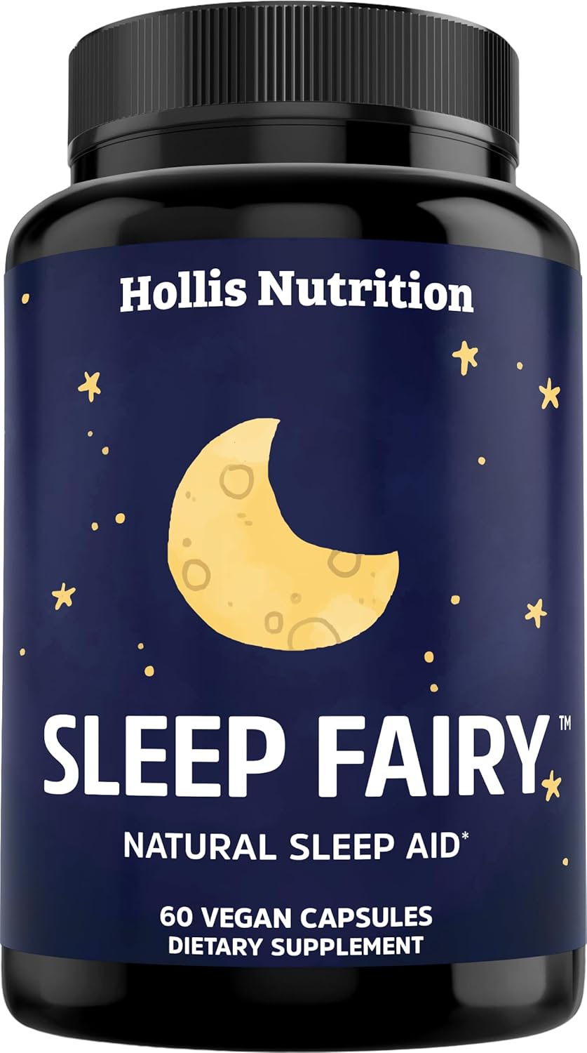 Sleep Fairy Nighttime Supplement with Melatonin & Magnesium Glycinate - Vegan Capsules