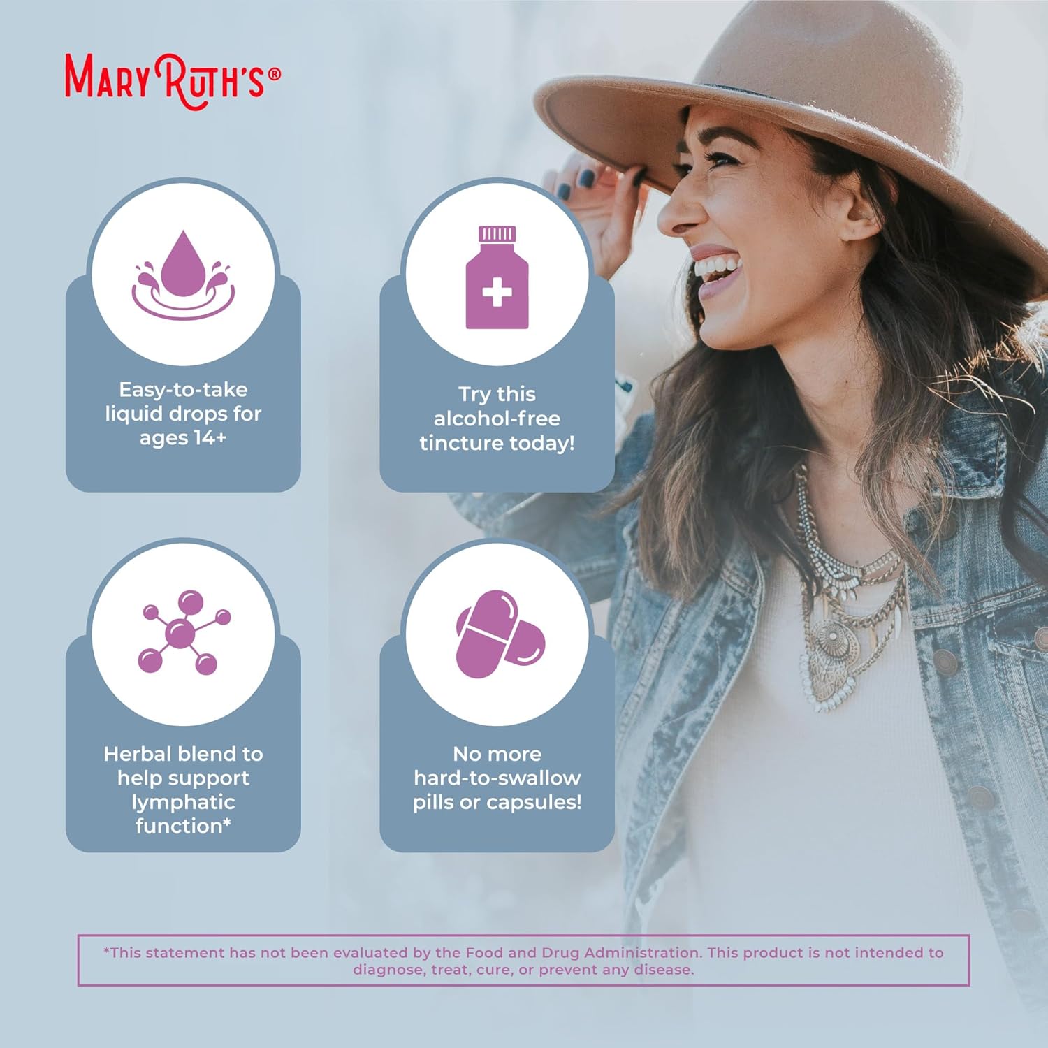 MaryRuth  Lymphatic Support Drops | USDA Organic Lymphatic Cleanse Immune Support Supplement| Lymphatic Support with Echinacea & Elderberry | Blue Vervain | Vegan | Non-Gmo | 30 Servings