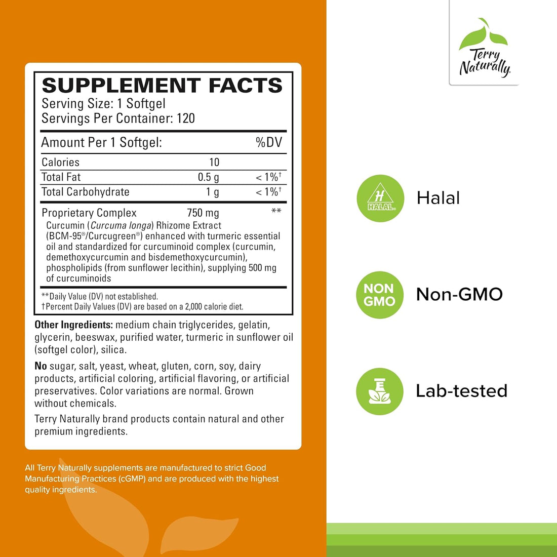 Curamed 750Mg - Antioxidant Supplement for Brain & Heart Health Support - Dietary Supplement with High-Potency Curcumin Complex - Kidney, Liver & Immune Health Support - 120 Softgels