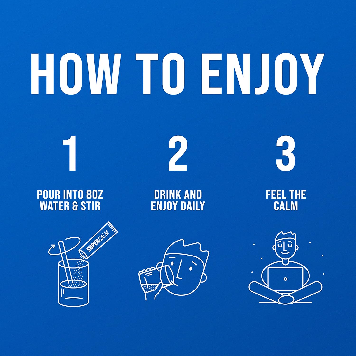 Supercalm Powdered Drink Mix, Raspberry Lemonade, L Theanine, Ksm-66 Ashwagandha, Magnesium Glycinate, Vitamin D 3, Supplements for Relaxation & Focus, No Sugar, Non GMO, on the Go, 20 Ct