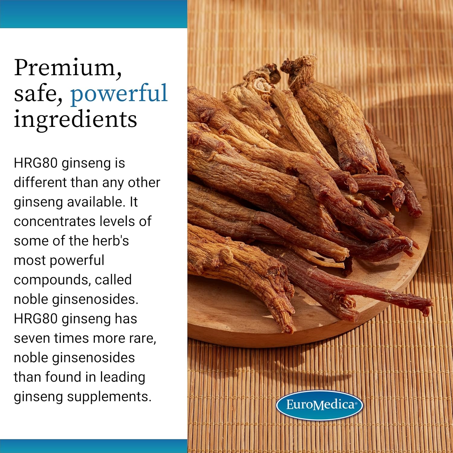 Euromedica  Male Sexual Health - Dietary Supplement to Support Healthy Blood Flow & Circulation - Herbal Supplement with Korean Red Ginseng - Supplement for Men to Aid Healthy Energy - 48 Capsules