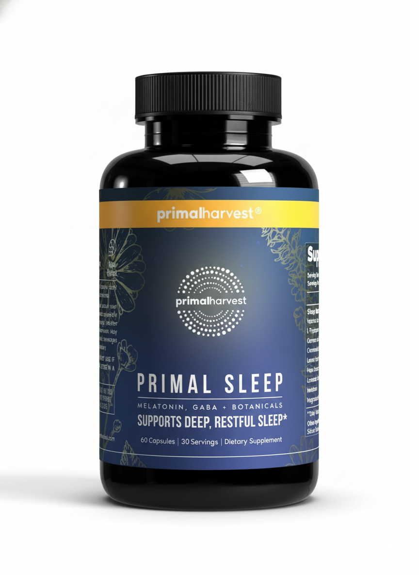 Primal Harvest Primal Sleep Nighttime Formula - 60 Capsules