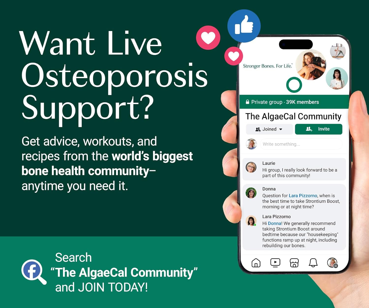 ALGAECAL Organic Red Algae Calcium Supplement for Bone Density, Vitamin K2 MK7 (100Mg), Vitamin D3 (1600 IU), Magnesium (350Mg) & Trace Minerals & Strength, Easy to Swallow, 60 Veggie Caps