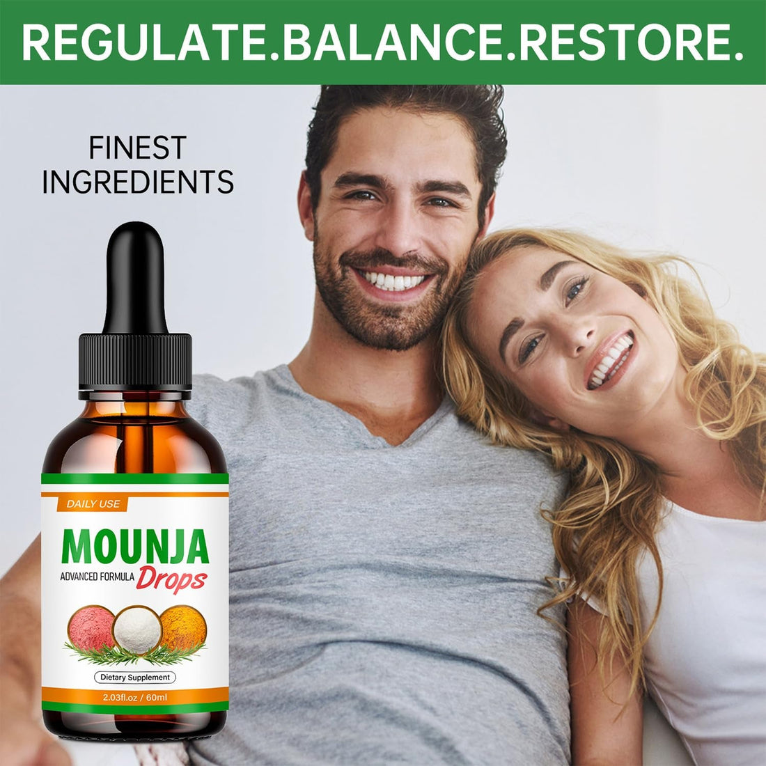 Mounja Burn Drops Dietary Supplement Drops,1 Bottle of Premium Mounja Burn Pro Gotas for 30 Days Use,1Pc