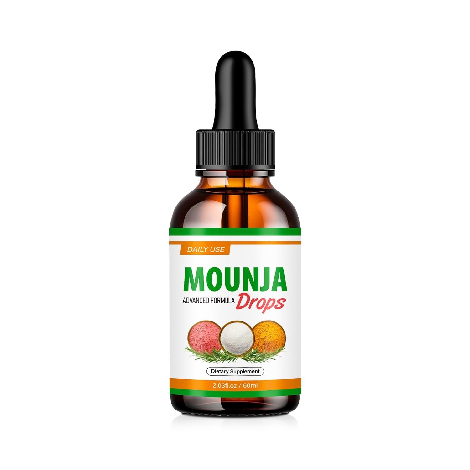 Mounja Burn Drops Dietary Supplement Drops,1 Bottle of Premium Mounja Burn Pro Gotas for 30 Days Use,1Pc