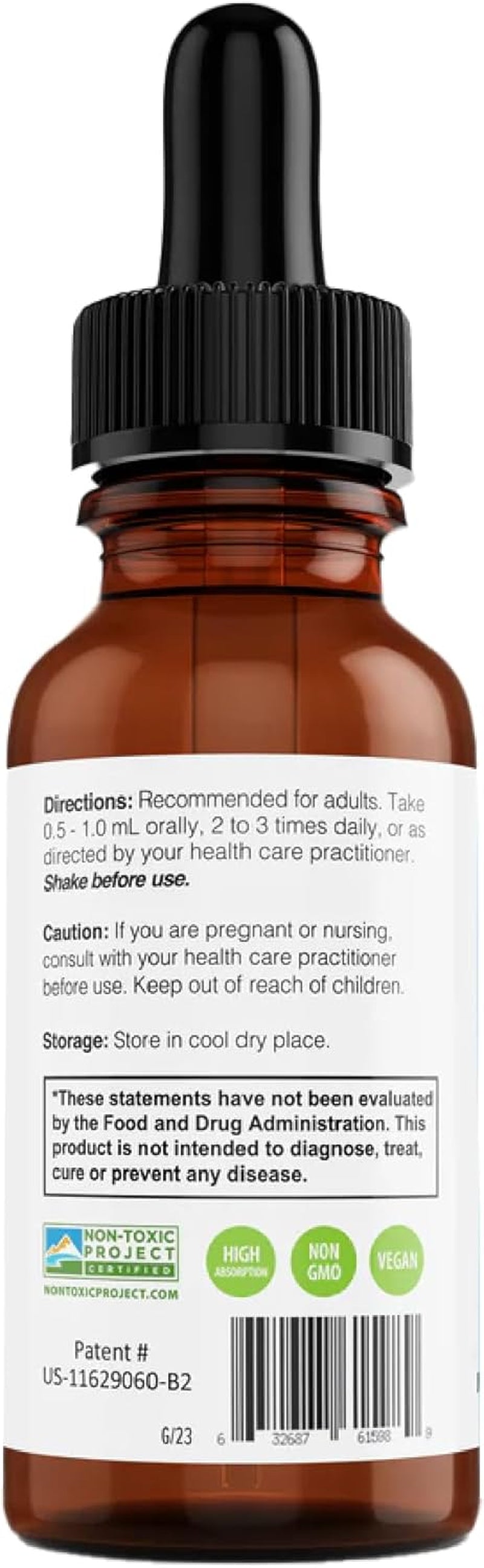Cytodetox Liposomal Zeolite Clinoptilolite with Fulvates - Supports Cellular Detox & Natural Toxin Removal - Gentle Detoxifier and Binder - 1 Oz Bottle